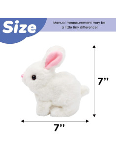 Conejo Saltarín Electrónico Hopearl 18 cm Interactivo 2