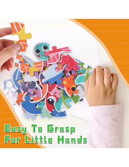 Rompecabezas de Madera FLYINGSEEDS Animales Marinos 6 Piezas Rompecabezas de Madera FLYINGSEEDS Animales Marinos 6 Piezas