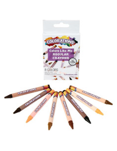 Crayones Colorations 8 Colores de Piel Realistas
