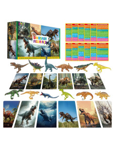 12 Figuras de Dinosaurios SpriteGru + Juguete Educativo