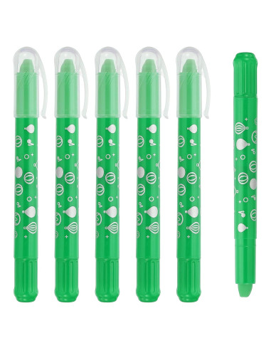 Crayones Acuarelables PATIKIL 6Pcs Verde Esmeralda