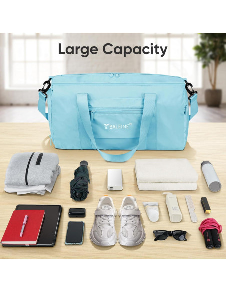 Bolsa de Deporte BALEINE Mediana Azul Impermeable 26.5L