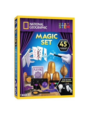 Juego de Magia National Geographic Kids - 45 Trucos para Niños