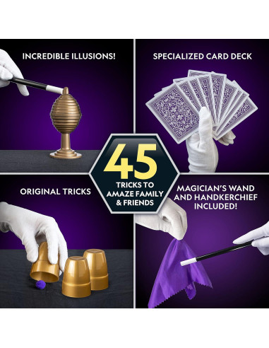 Juego de Magia National Geographic Kids - 45 Trucos para Niños