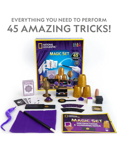 Juego de Magia National Geographic Kids - 45 Trucos para Niños