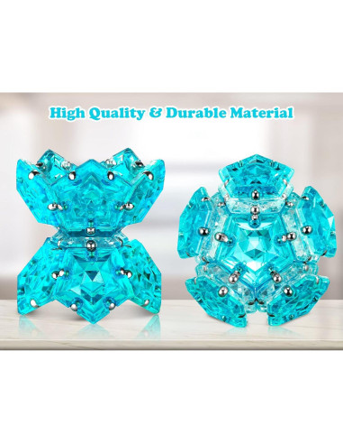 Esfera Magnética Fidget RoomyRoc - Set 12 Piezas - Azul