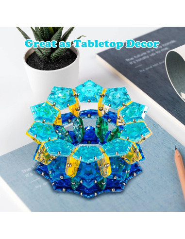 Esfera Magnética Fidget RoomyRoc - Set 12 Piezas - Azul