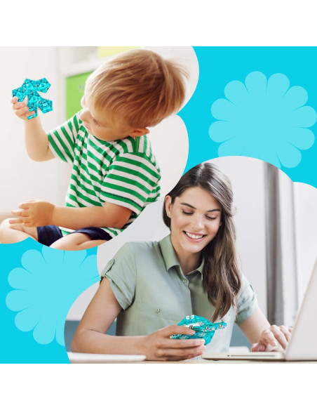 Esfera Magnética Fidget RoomyRoc - Set 12 Piezas - Azul