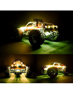 Tiras de luz LED a prueba de agua YUYING 1m Amarillo para RC 2