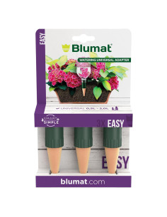 Dispositivo de Riego Automático Blumat - Kit de 3 Estacas para Plantas de Interior