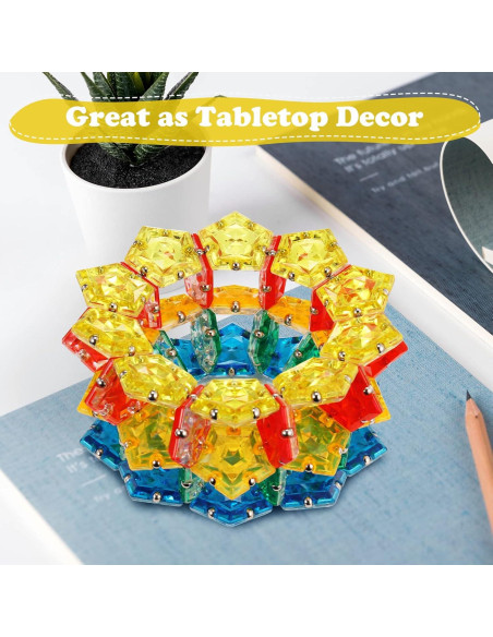 Esfera Magnética RoomyRoc - Set 12 Bolas Pentágonos - Dorado