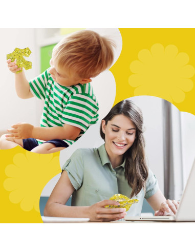 Esfera Magnética RoomyRoc - Set 12 Bolas Pentágonos - Dorado