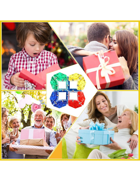 Esfera Magnética RoomyRoc - Set 12 Bolas Pentágonos - Dorado