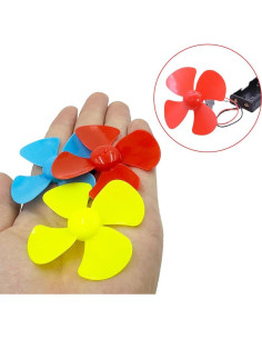 30 Hélices de Motor URIMPAVIDO 5.5cm 4 Aspas para RC 2