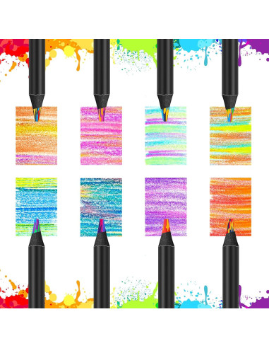 Lápices de Colores Jumbo Hapikalor - Set de 8 Multicolor