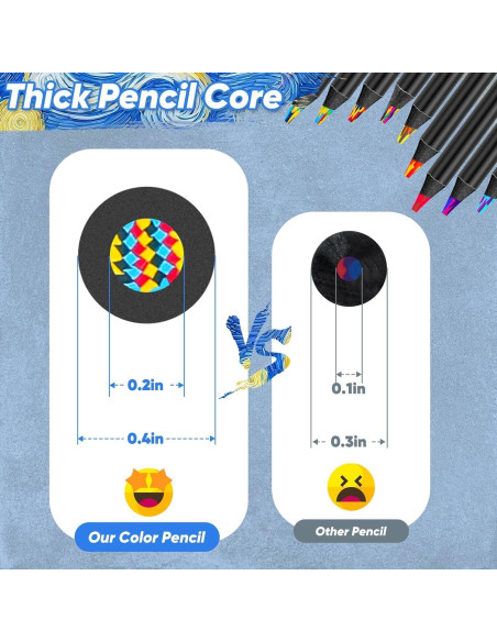 Lápices de Colores Jumbo Hapikalor - Set de 8 Multicolor