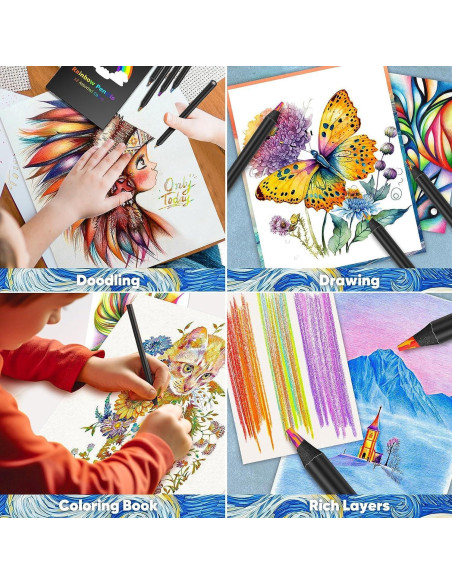 Lápices de Colores Jumbo Hapikalor - Set de 8 Multicolor