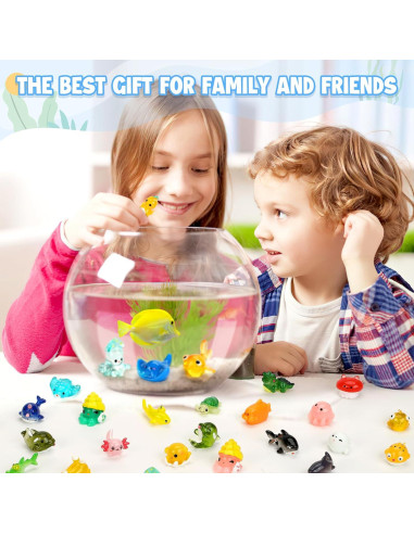 18pcs Figuras de Animales Marinos WEIZEW para Decoración