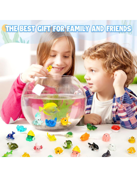 18pcs Figuras de Animales Marinos WEIZEW para Decoración