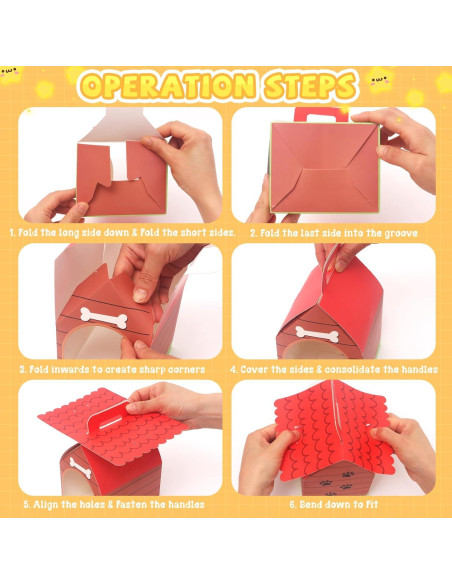 12 Mini Perros de Peluche HAPGFS con Llaveros y Casa