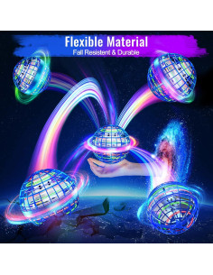 Bola Voladora Chefic AC04 Azul, Juguete Interactivo LED 2