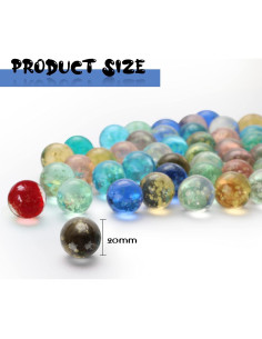 Canicas Brillantes Skylety 20 Piezas Luminosa 20 mm 2