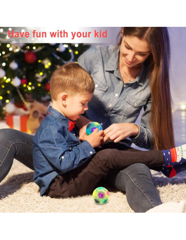 Bola de Rompecabezas Arcoíris Vdealen 7 cm Antiestrés