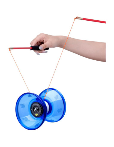 Diabolo MAGICYOYO Pro 10 cm Azul con Palos y Cuerdas