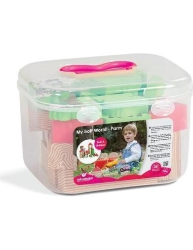 Conjunto de Bloques de Granja Edushape - 29 Piezas de Espuma