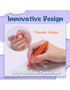 Crayones Triangulares YPLUS 12 Colores No Tóxicos 2