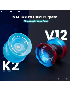 Yoyo Profesional MAGICYOYO V12 + K2 Fluorescente, 12 Cuerdas 2