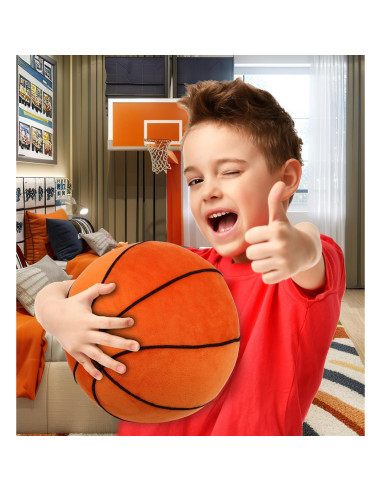 Pelota de Baloncesto de Peluche DolliBu 24 cm Suave