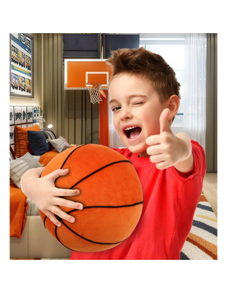 Pelota de Baloncesto de Peluche DolliBu 24 cm Suave Pelota de Baloncesto de Peluche DolliBu 24 cm Suave