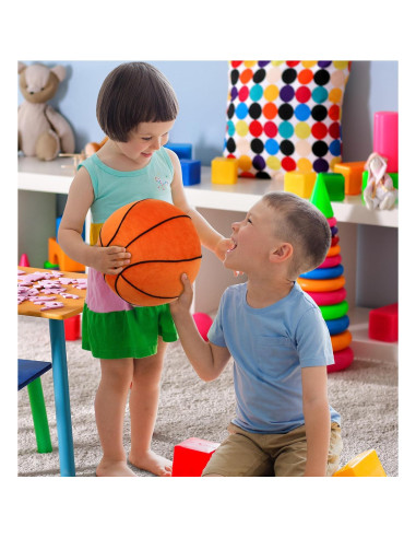 Pelota de Baloncesto de Peluche DolliBu 24 cm Suave