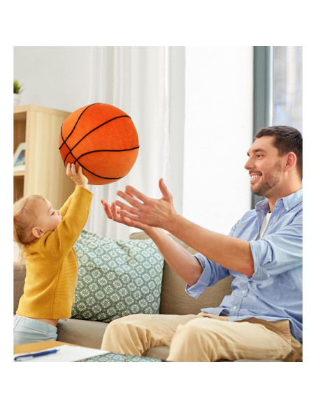 Pelota de Baloncesto de Peluche DolliBu 24 cm Suave Pelota de Baloncesto de Peluche DolliBu 24 cm Suave