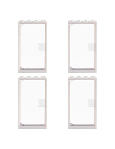 Accesorios de Bloques de Construcción HIMIRICH Puertas Blancas