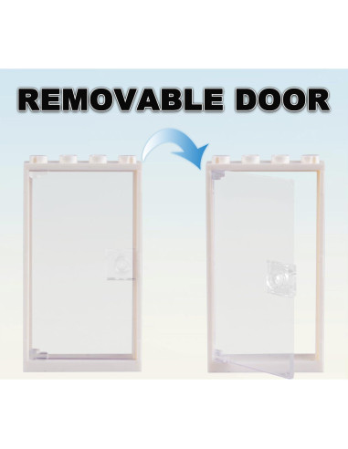 Accesorios de Bloques de Construcción HIMIRICH Puertas Blancas