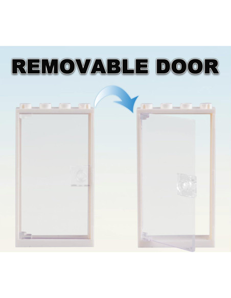 Accesorios de Bloques de Construcción HIMIRICH Puertas Blancas