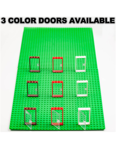 Accesorios de Bloques de Construcción HIMIRICH Puertas Blancas