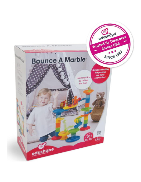 Edushape Pista de Canicas 30 Piezas 809801 Juego Educativo