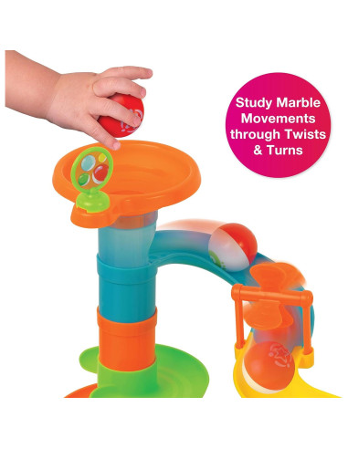 Edushape Pista de Canicas 30 Piezas 809801 Juego Educativo