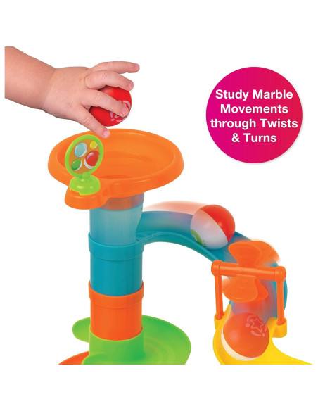 Edushape Pista de Canicas 30 Piezas 809801 Juego Educativo