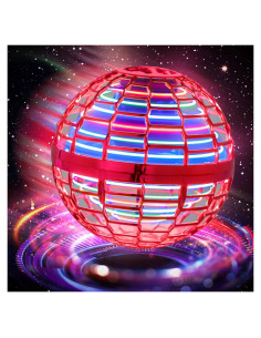 Mini Drone Volador Kidsjoy Rojo 360 Control Remoto