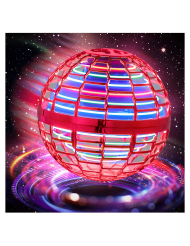 Mini Drone Volador Kidsjoy Rojo 360 Control Remoto