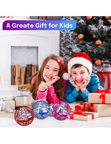 Mini Drone Volador Kidsjoy Rojo 360 Control Remoto