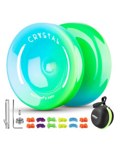 Yoyo K2 Crystal Azul Verde Degradado para Niños y Adultos