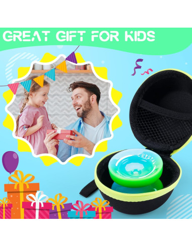 Yoyo K2 Crystal Azul Verde Degradado para Niños y Adultos