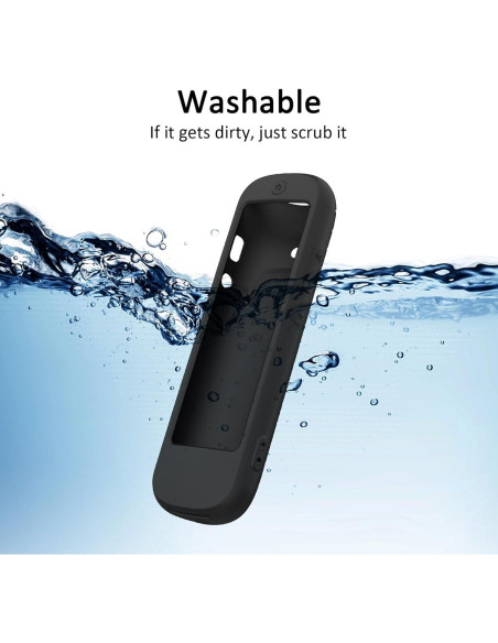 Funda de Control Remoto USTIYA para Roku TV Ultra 2022 - Silicona Negra