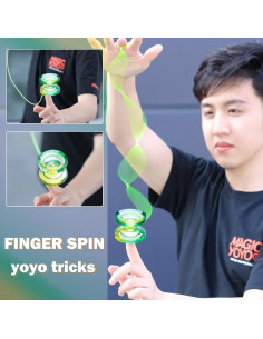 Yoyo K2 Cristal Responsivo para Niños Verde Amarillo 2