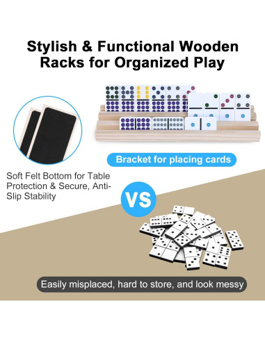 Juego de Dominó Mexicano BATURU 91 Fichas con Estuche